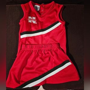 24 months Nebraska cheerleader outfit